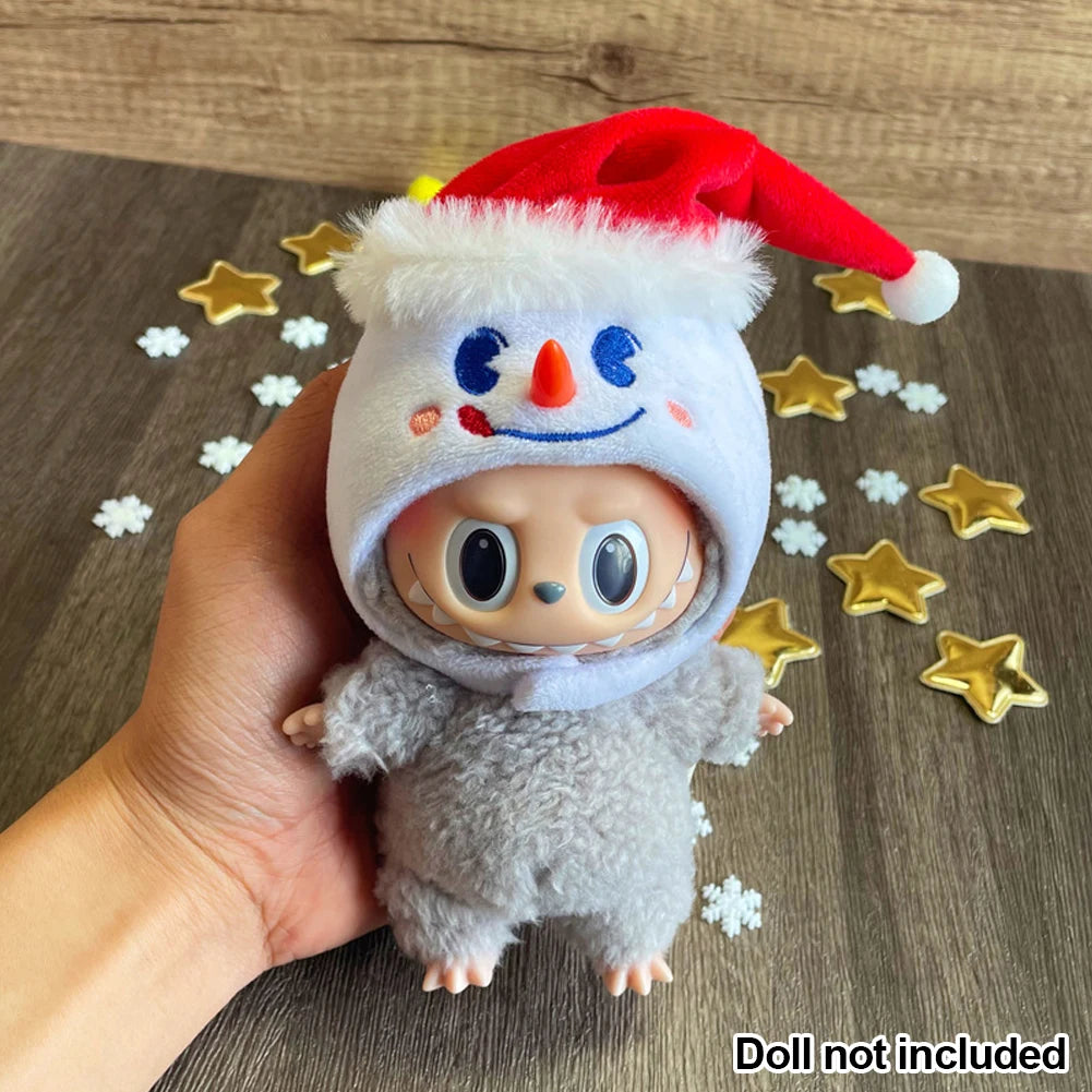 Pumpkin Halloween Set&Christmas Tree Star Dress for 3.0 Labubu Doll Outfit Cute Protective Shell Accessories Holiday Gifts