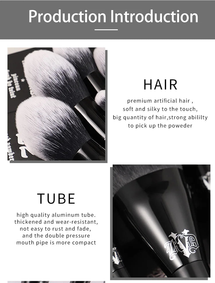 Set Pinceaux Maquillage Kat Von D - Kit Professionnel Foundation Blush Contouring