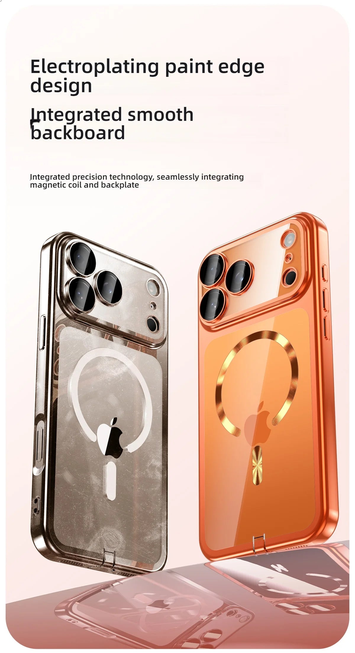 Coque iPhone MagSafe Transparente Ultra-Fine - iPhone 17/16/15 Pro Max Protection Magnétique