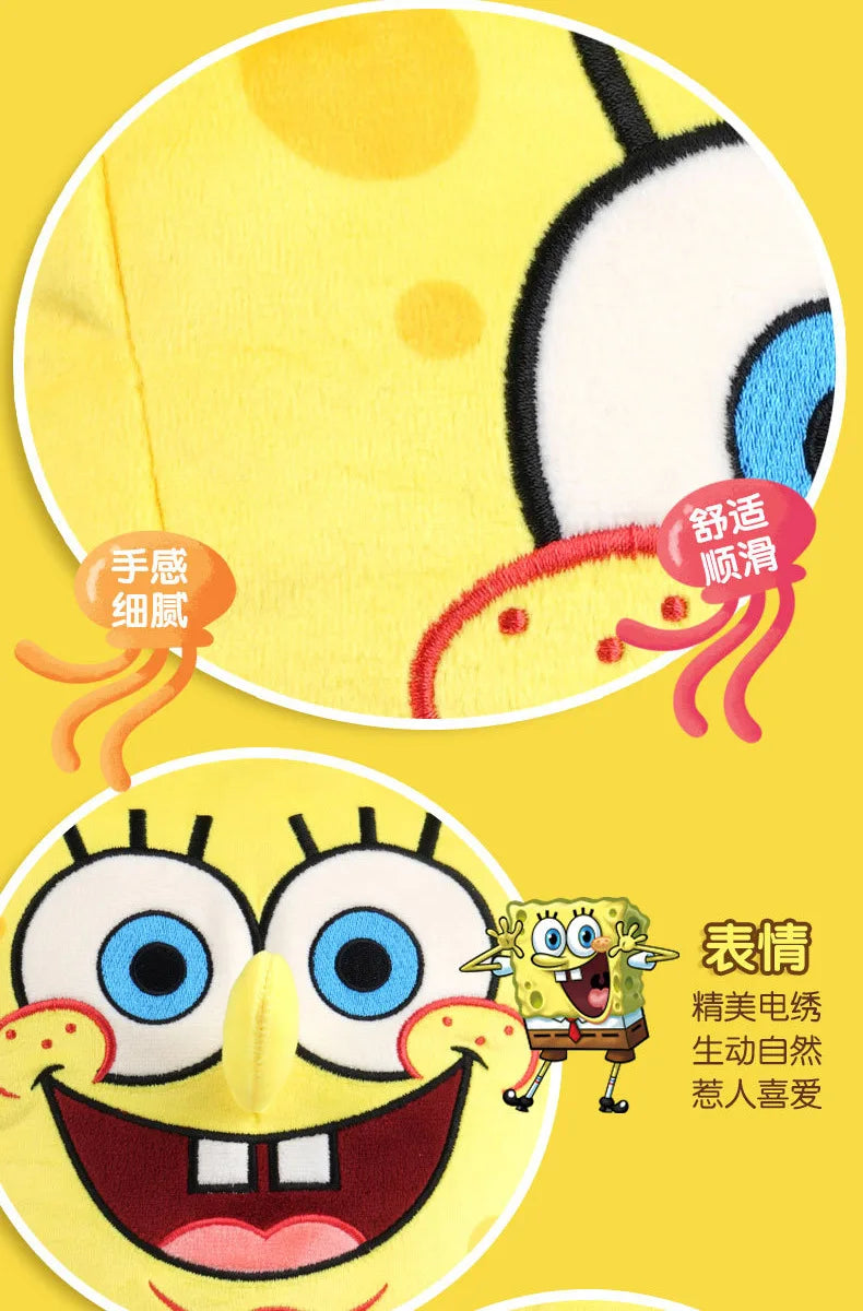 Spongebob Patrick Star Eugene H. Krabs Gary the Snail Plush Toy Throw Pillow Halloween Decorations Birthday Gift Boy