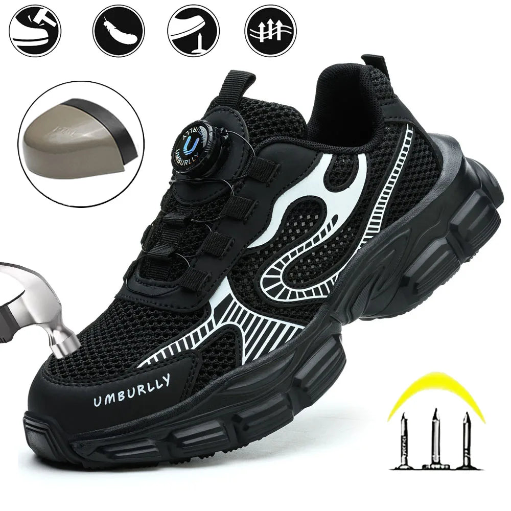 Chaussures de Sécurité Femme - Embout Acier Respirant Été