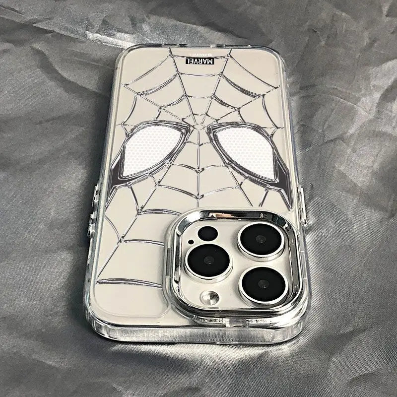 Coque iPhone Spider-Man Marvel - Silicone Souple Anti-Choc iPhone 16/15/14/13/12/11