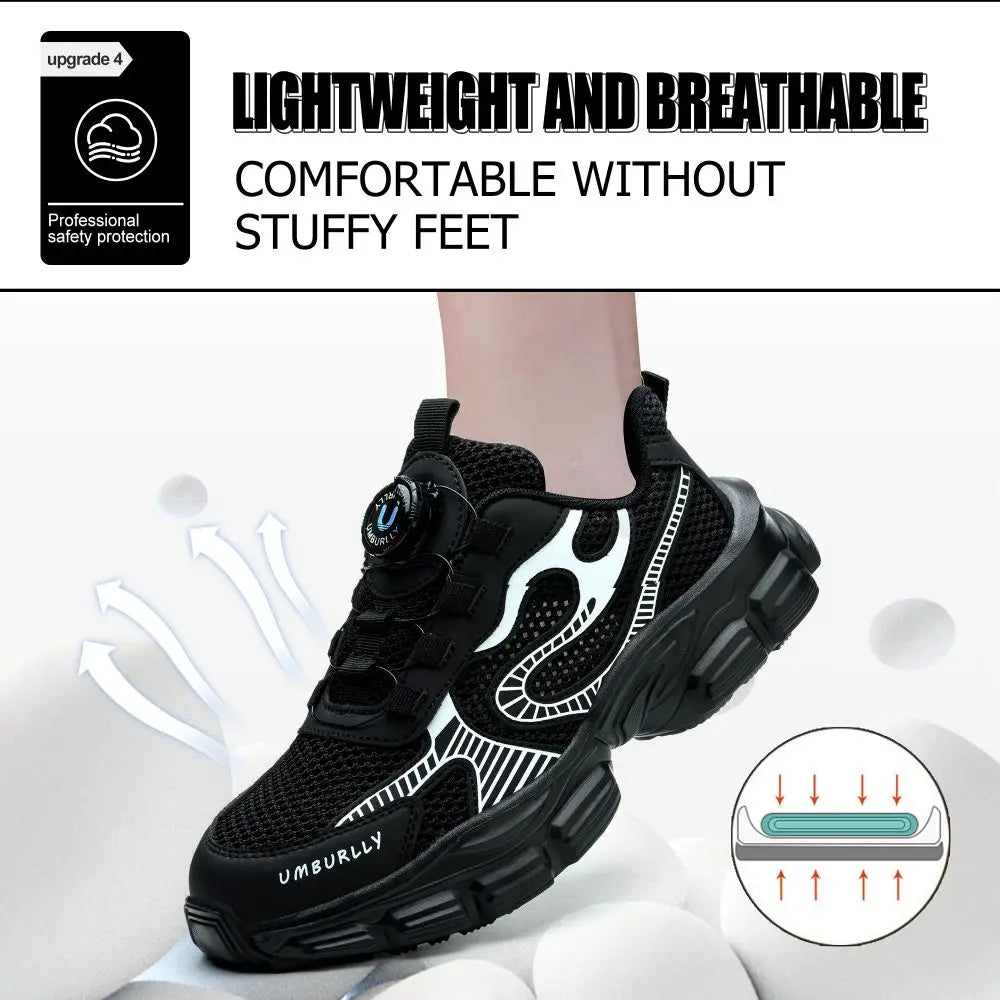 Chaussures de Sécurité Femme - Embout Acier Respirant Été