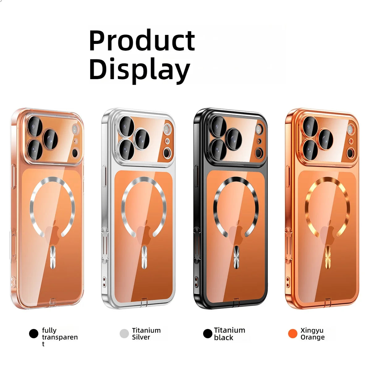 Coque iPhone MagSafe Transparente Ultra-Fine - iPhone 17/16/15 Pro Max Protection Magnétique