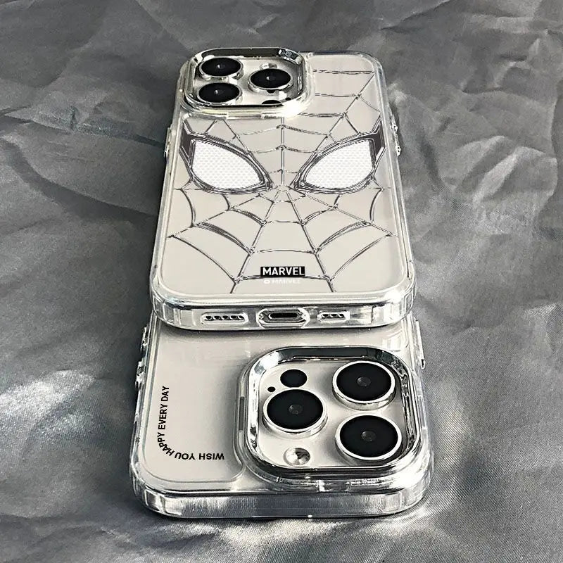 Coque iPhone Spider-Man Marvel - Silicone Souple Anti-Choc iPhone 16/15/14/13/12/11