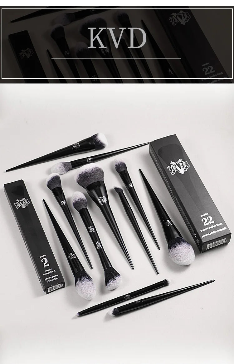 Set Pinceaux Maquillage Kat Von D - Kit Professionnel Foundation Blush Contouring