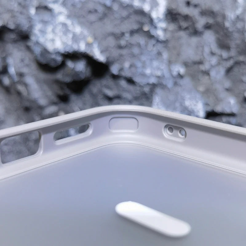 High Quality For Magsafe Case For iPhone 17 Pro Max / 17 Pro Magnetic Frosted Camera Metal Frame Shell