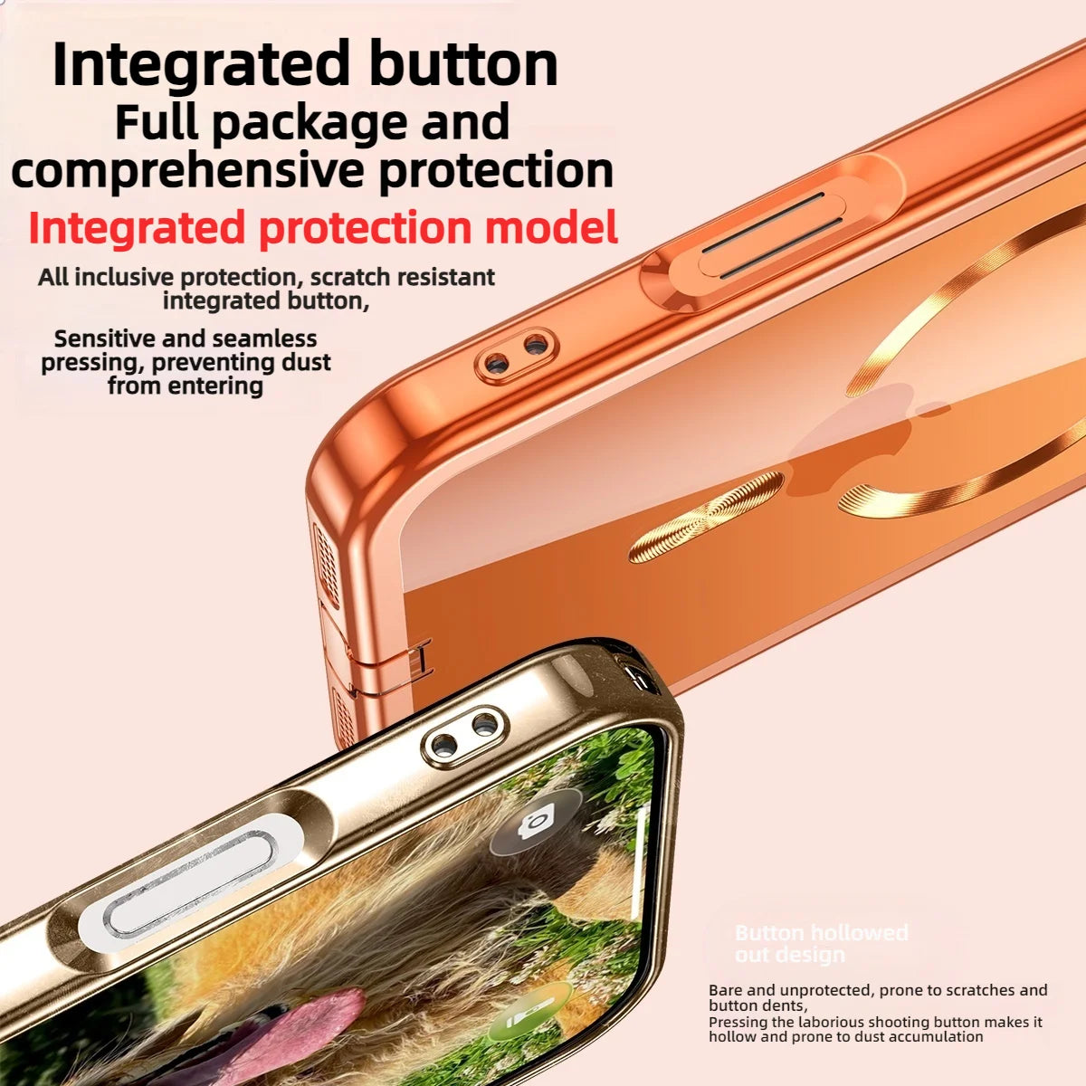 Coque iPhone MagSafe Transparente Ultra-Fine - iPhone 17/16/15 Pro Max Protection Magnétique