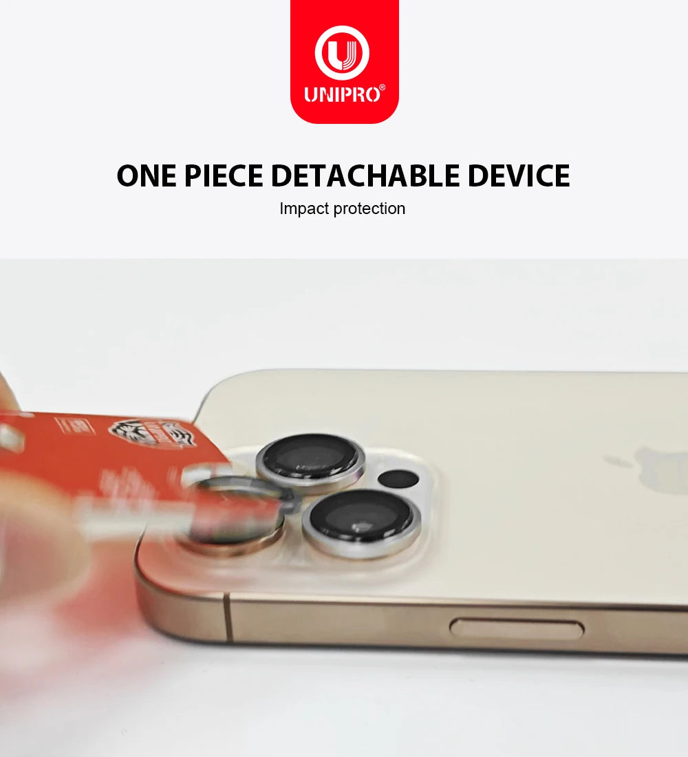 UNIPRO Camera Lens Protector HD Corning Glass For iPhone 17 Pro Max Back Lens Cap For iPhone 17 Air Full Cover Protective Case