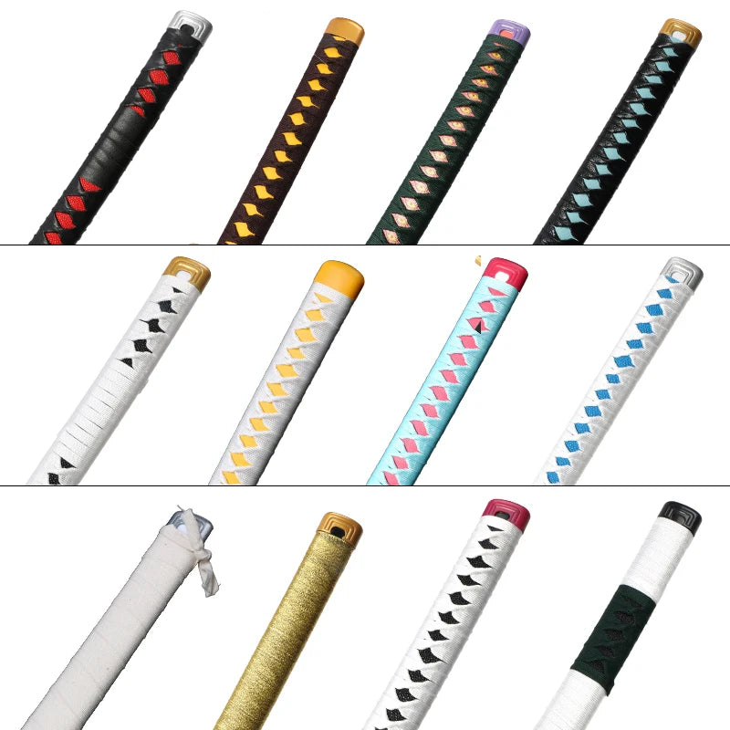 41 inch Demon Slayer Samurai Katana Sword With Belt And Holder Tanjiro Halloween Cosplay Props Decoration