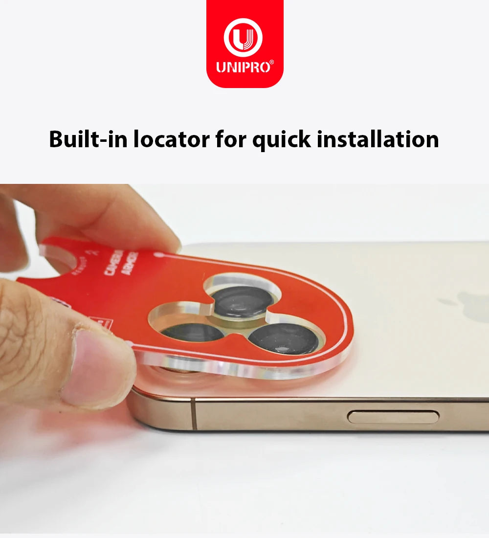 UNIPRO Camera Lens Protector HD Corning Glass For iPhone 17 Pro Max Back Lens Cap For iPhone 17 Air Full Cover Protective Case