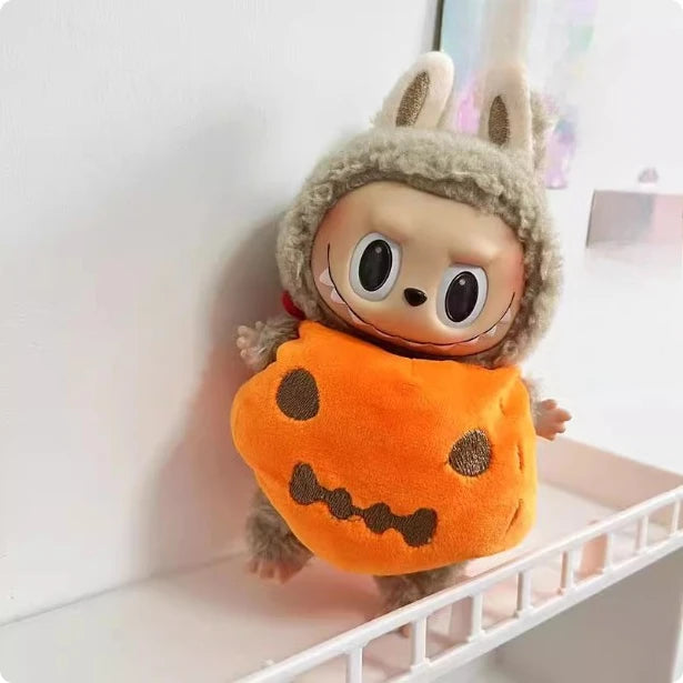 Pumpkin Halloween Set&Christmas Tree Star Dress for 3.0 Labubu Doll Outfit Cute Protective Shell Accessories Holiday Gifts