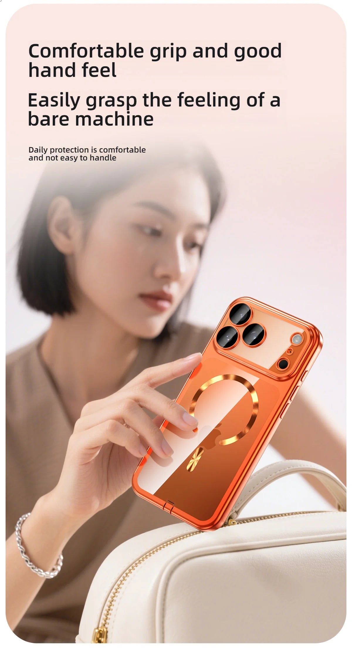 Coque iPhone MagSafe Transparente Ultra-Fine - iPhone 17/16/15 Pro Max Protection Magnétique