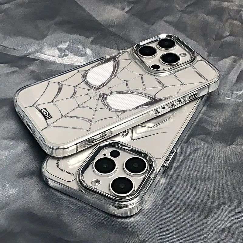 Coque iPhone Spider-Man Marvel - Silicone Souple Anti-Choc iPhone 16/15/14/13/12/11