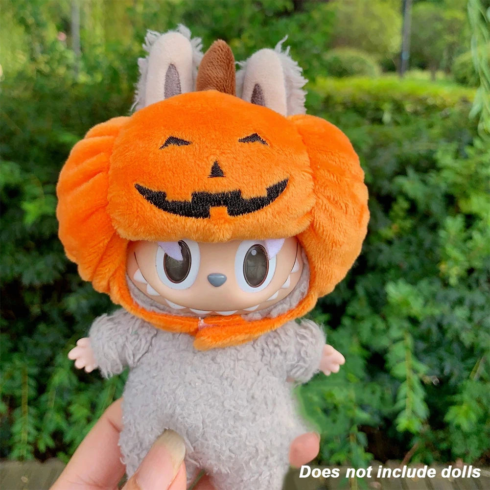 Pumpkin Halloween Set&Christmas Tree Star Dress for 3.0 Labubu Doll Outfit Cute Protective Shell Accessories Holiday Gifts